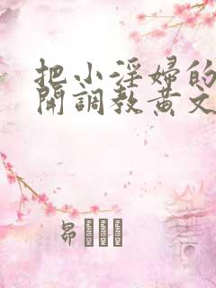 把小淫妇的腿扒开调教黄文小说