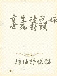 重生后我嫁给前世死对头