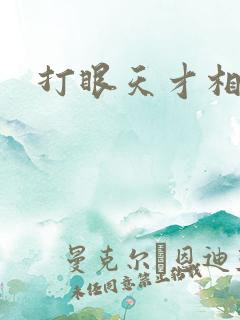 打眼天才相师