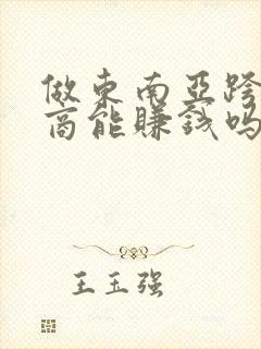 做东南亚跨境电商能赚钱吗