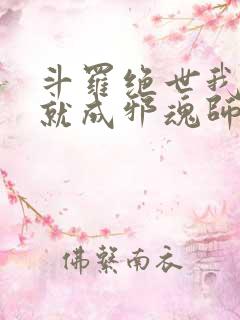斗罗绝世我怎么就成邪魂师了在线阅读