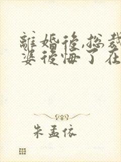 离婚后,总裁老婆后悔了在线阅读