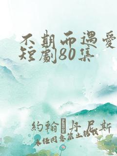 不期而遇爱上你短剧80集