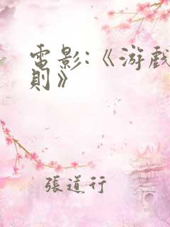 电影:《游戏规则》