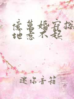 亿万婚宠总裁爹地惹不起