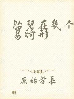胎儿在几个月容易畸形
