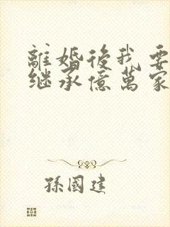 离婚后我要回家继承亿万家产
