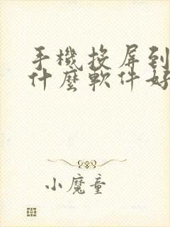 手机投屏到电脑什么软件好