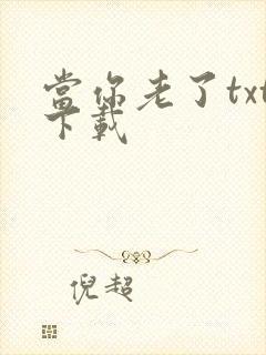 当你老了txt下载