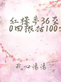 红楼梦36至40回概括100字