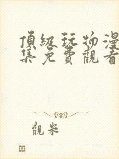 顶级玩物漫画全集免费观看28