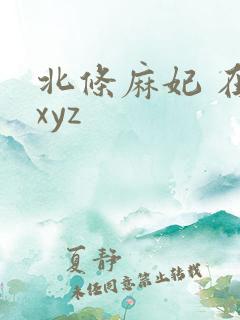 北条麻妃 在线xyz