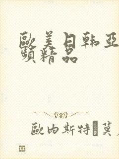 欧美日韩亚洲视频精品