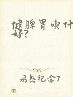 健脾胃吃什么药好?
