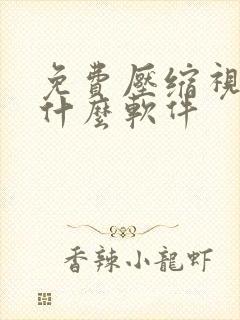 免费压缩视频用什么软件