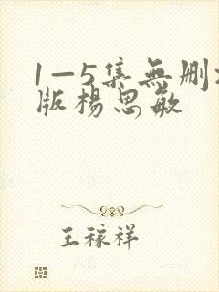 1—5集无删减版杨思敏