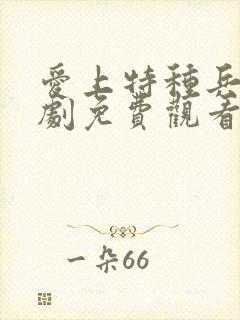 爱上特种兵电视剧免费观看全集高清