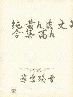 纯黄h爽文短篇合集高h