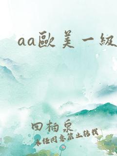 aa欧美一级片
