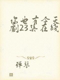 你也有今天电视剧23集在线观看