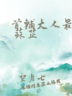 首辅大人最宠妻 苏芷