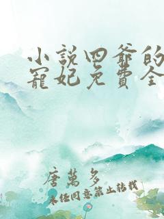 小说四爷的心尖宠妃免费全文阅读