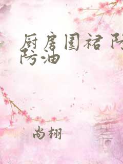 厨房围裙 防水防油