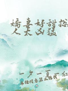娇妻好甜总裁大人太凶猛