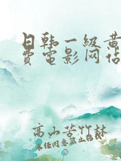 日韩一级黄色免费电影网站
