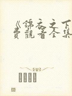 《锦衣之下》免费观看全集不休影视
