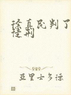 徐真民判了几年徒刑