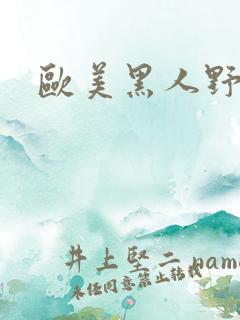 欧美黑人野战