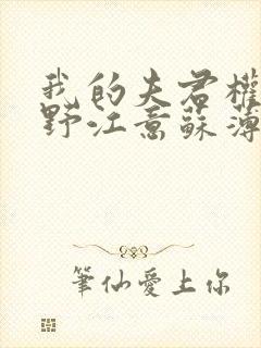 我的夫君权倾朝野江意苏薄