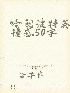 哈利波特英语观后感50字