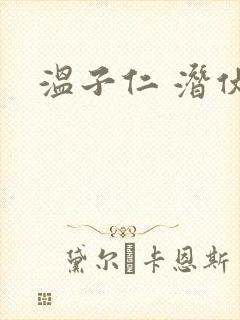 温子仁 潜伏2