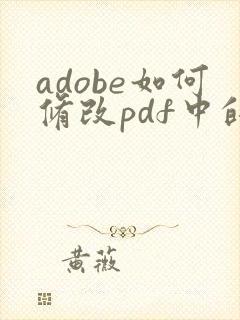 adobe如何修改pdf中的文字