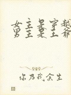 女主是穿越的,男主是王爷