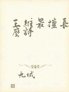 王维最擅长写什么诗
