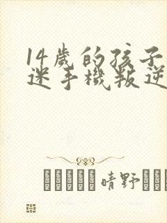 14岁的孩子沉迷手机叛逆怎么办