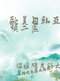 欧美日韩亚洲视频二区