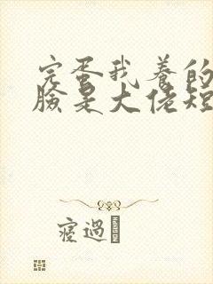 完蛋我养的小白脸是大佬短剧演员