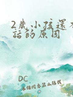 2岁小孩还不说话的原因