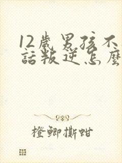 12岁男孩不听话叛逆怎么办
