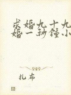 求婚九十九次离婚一秒钟小说