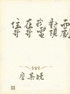 住在我对面的小哥哥电视剧剧情
