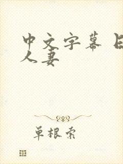 中文字幕 日韩人妻
