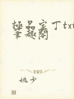 极品家丁txt笔趣阁