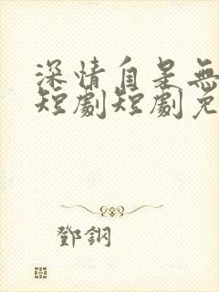 深情自是无情负短剧短剧免费观看