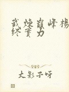武炼巅峰杨开最终实力