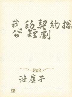 我的契约总裁老公 短剧